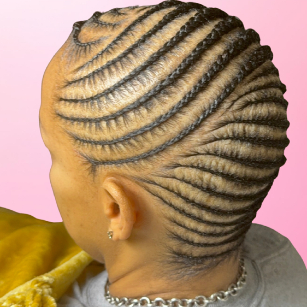 Luxury Cornrows at Soulful Strands Hair Studio in Houston, TX