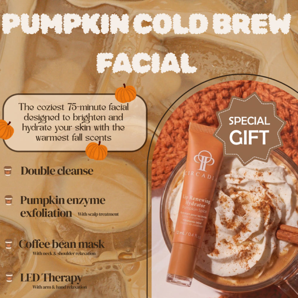 Pumpkin Cold Brew Facial at May Esthetics in Rockport, ME