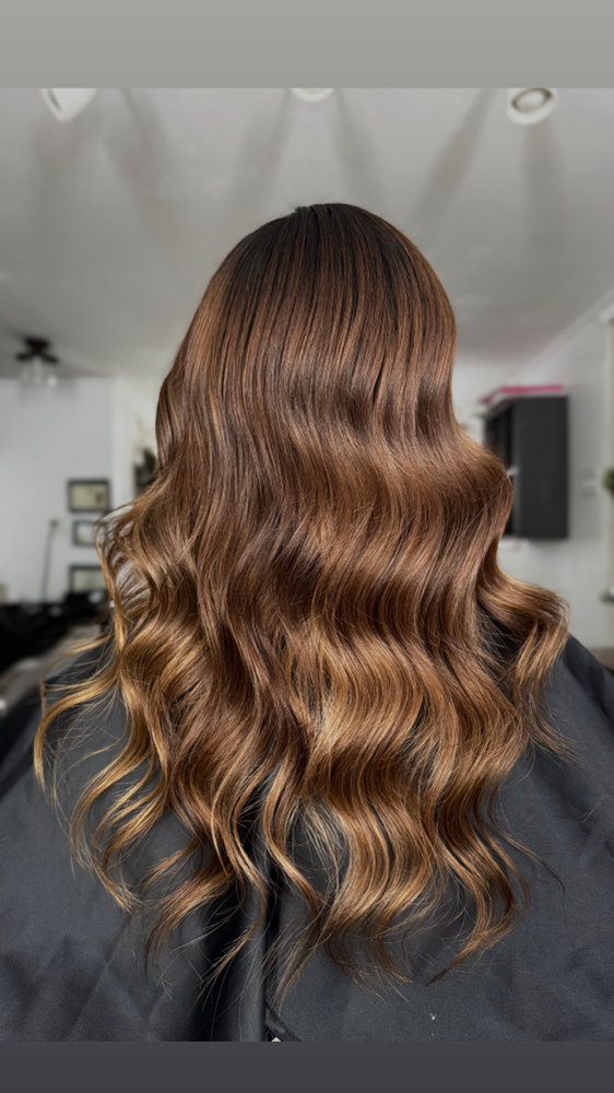 Reverse Blonding at Toriirose Hair Artistry in San Antonio, TX