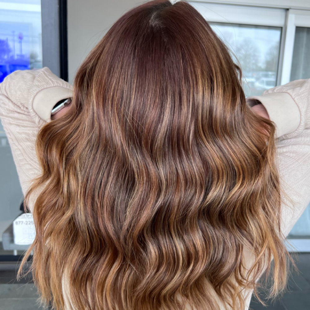 Reverse Balayage/Lowlights at High Noon Hair Co. - Elektra in Cornelius, NC