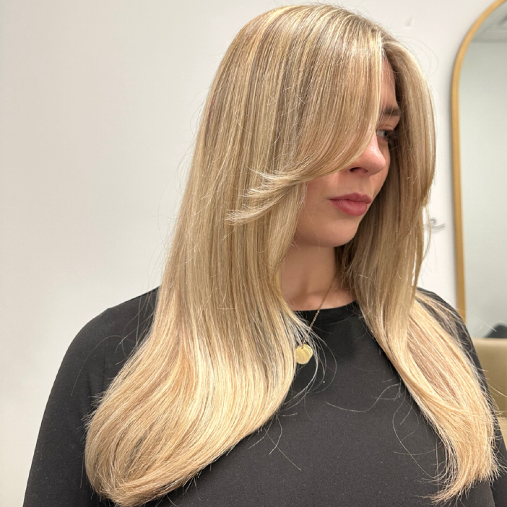 Full Highlights at Serena’s Salon in Huntington Beach, CA