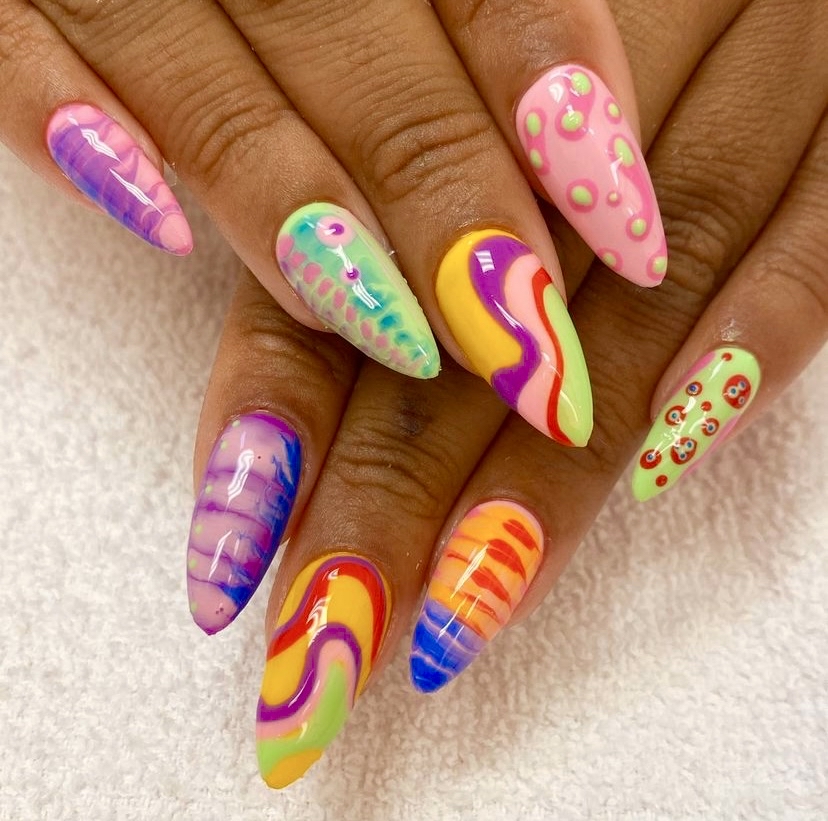 Full Set w/ Complex Nail Art