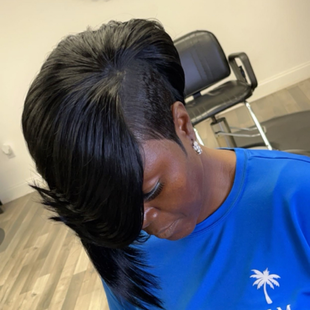 Layered Bob at “TheeWeaveSpecialist” in Hollywood, SC
