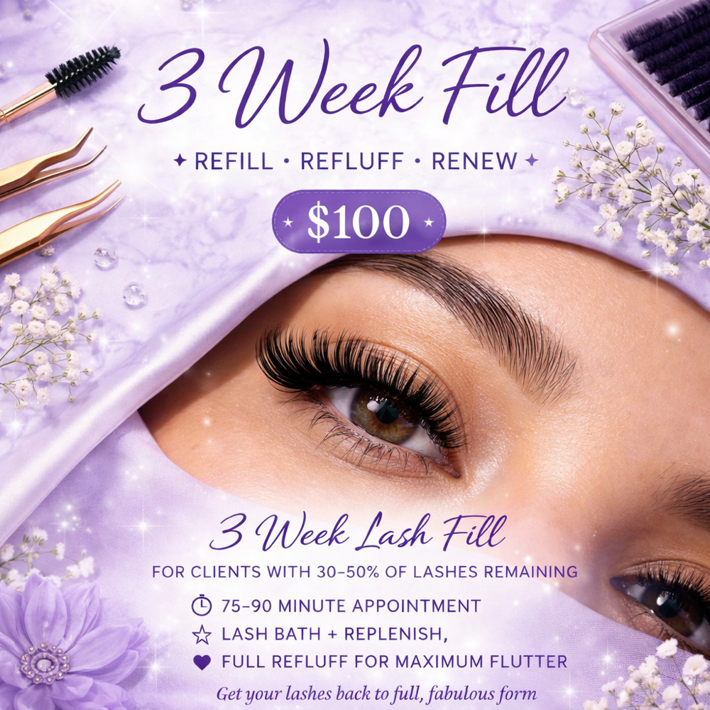 Three Week Fill at Lashed by Suzee in Kansas City, MO