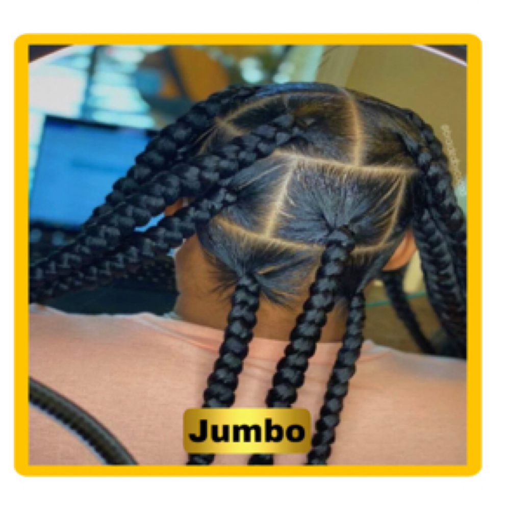 Jumbo Box Braids at Naturale Beauty on Main Salon in Easton, PA