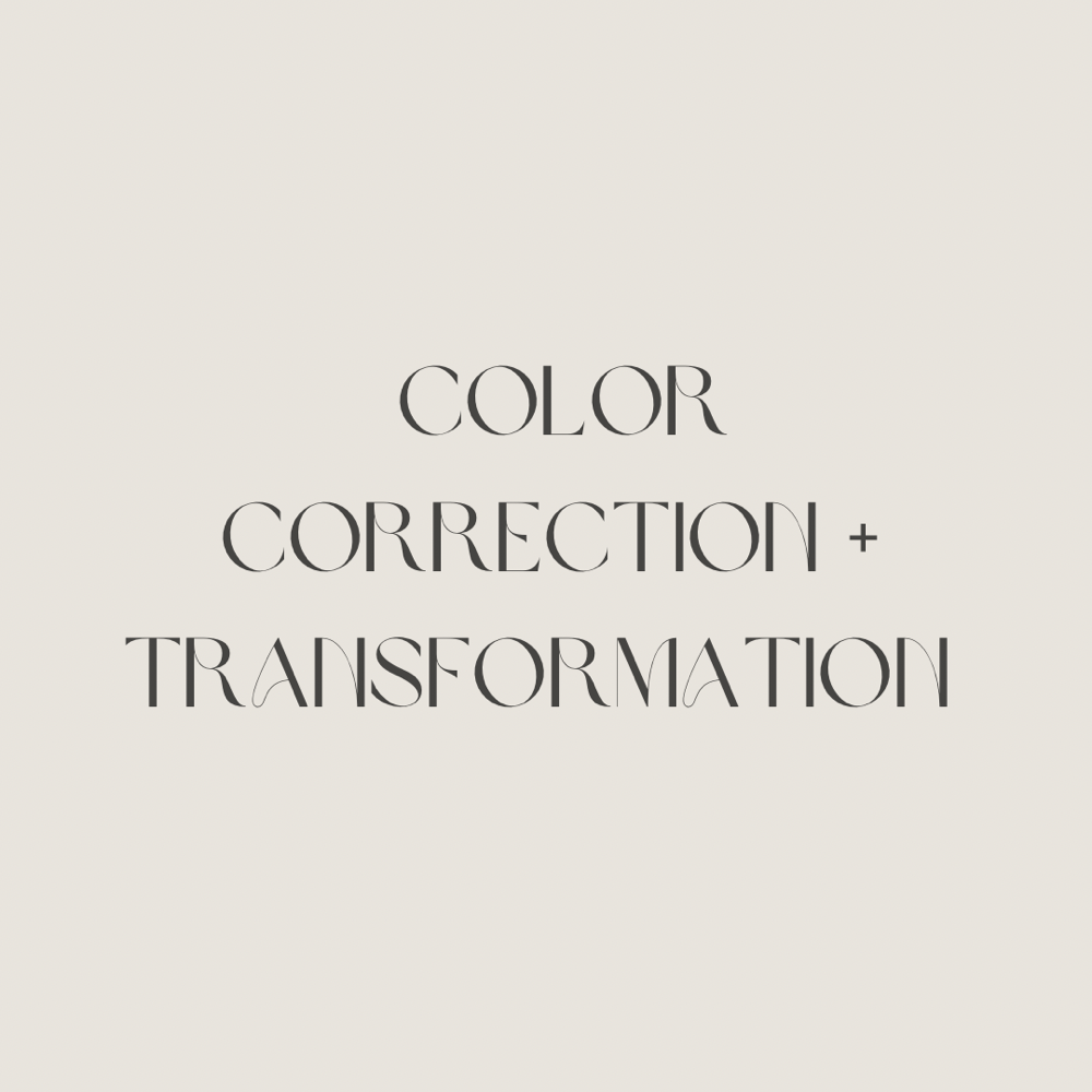 Color Correction + Transformation