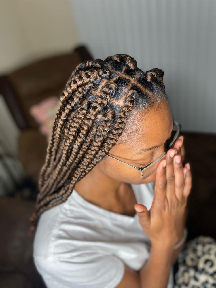 Box Braids (m) (butt length)