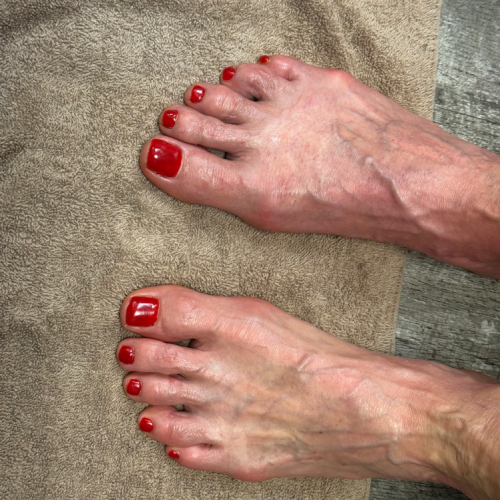 Pedicure at Kats Nailz in Asheville, NC