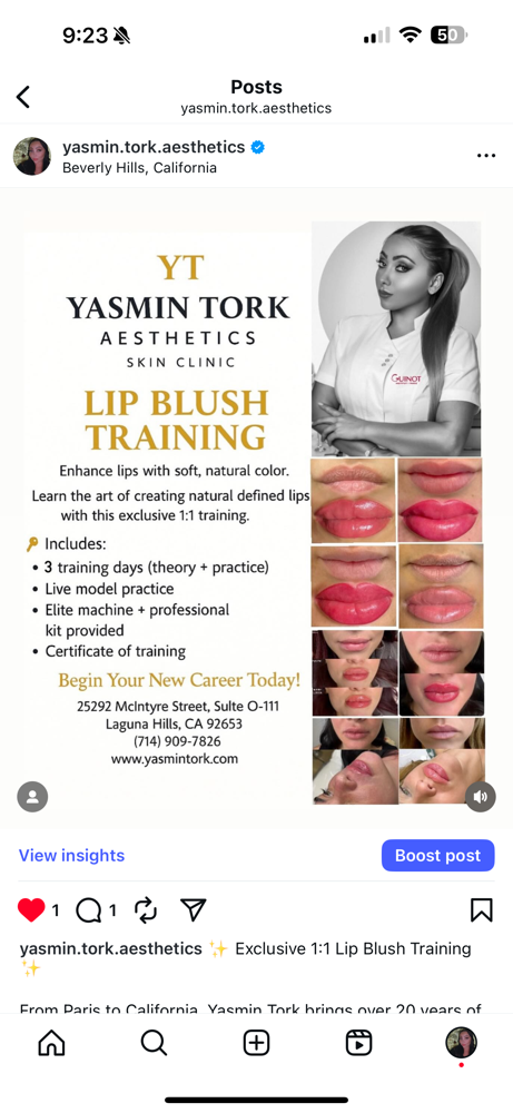 LIP BLUSH TRAINING