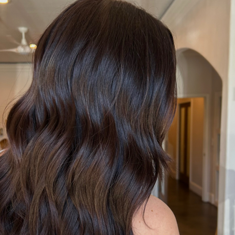 Gloss/tone at Mālama Hair Lounge in Rocklin, CA
