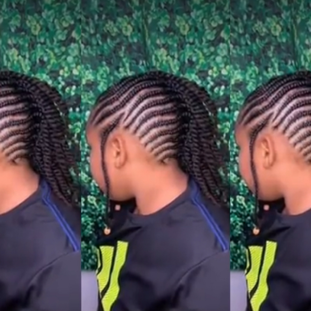 Braided Mohawk (Natural Hair) at Glamour Touch by Che' in Durham, NC