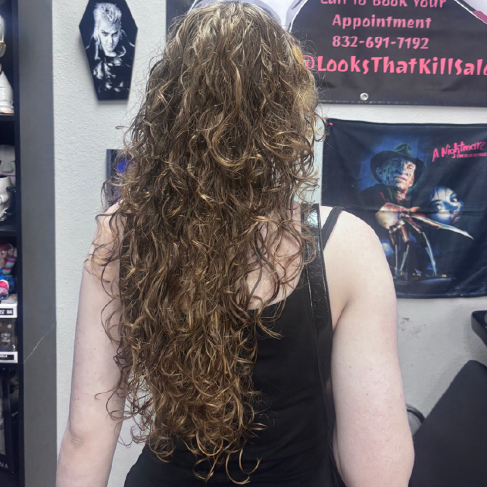 Long Cut W Amanda at Looks That Kill Salon in Houston, TX
