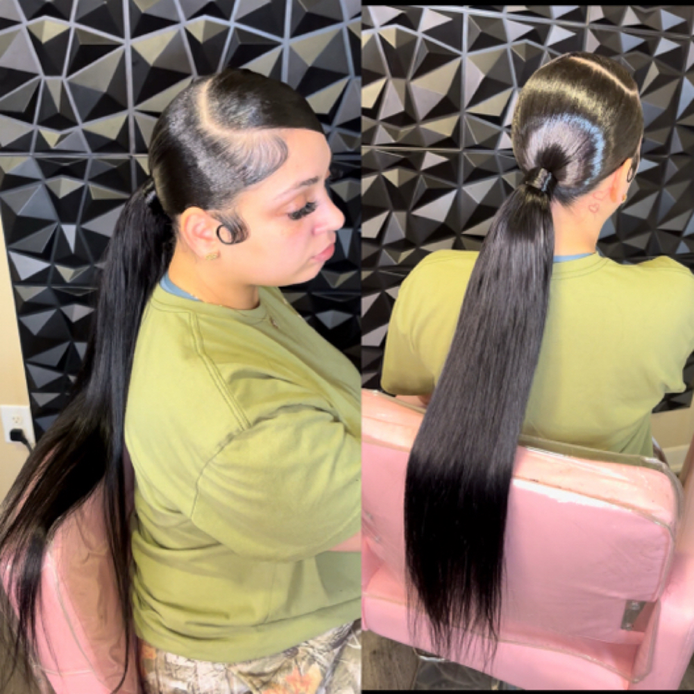 Sleek Ponytail at Styles By Mk in Sherman, TX