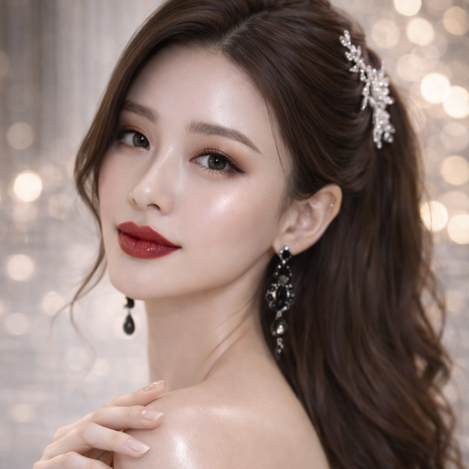 Evening Glam Signature 晚宴/镜头高定妆 at Studio Sophie in West Covina, CA