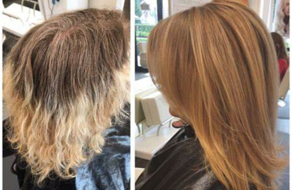 Corrective color Consultation at Vivid Strands in North Haven, CT