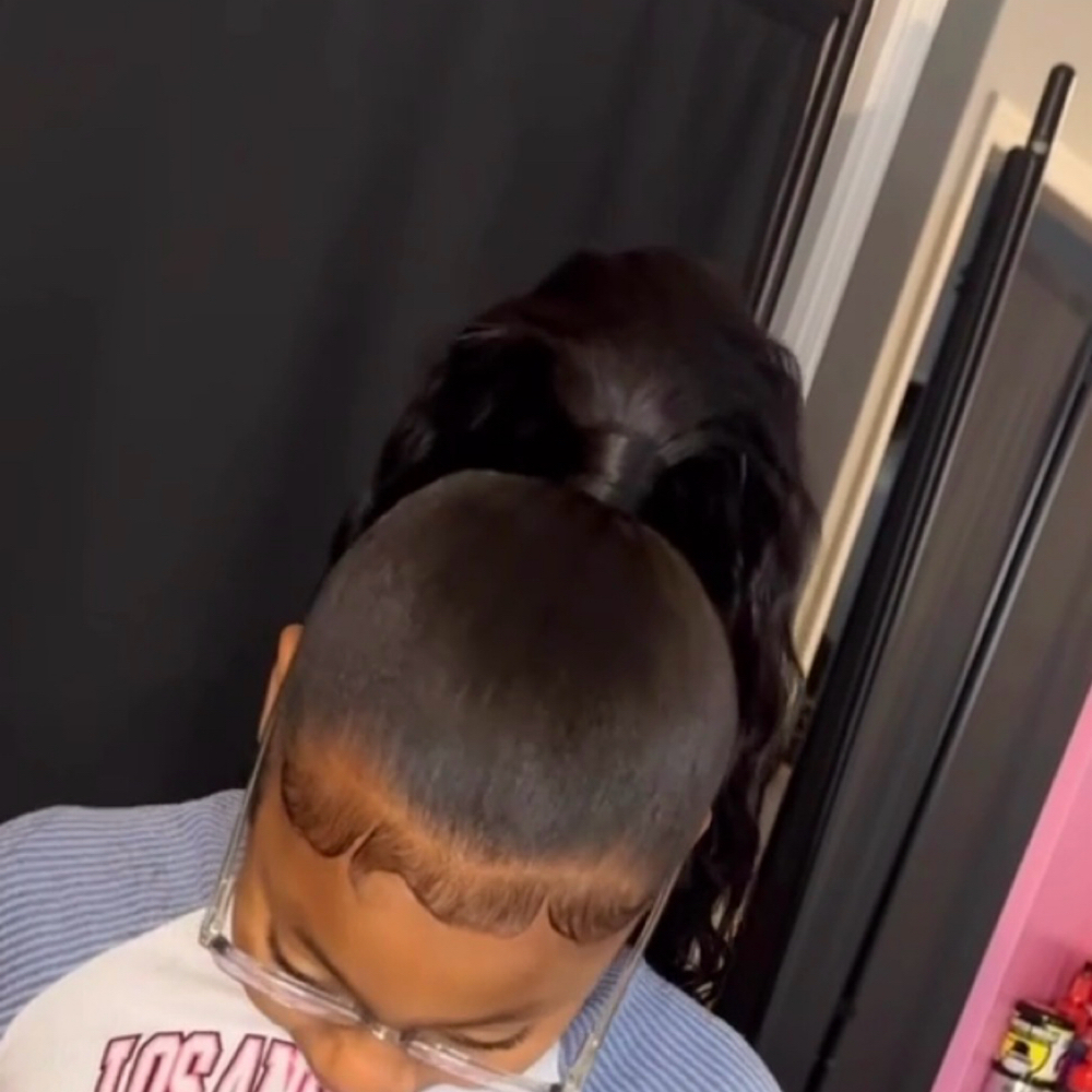 Slick Ponytail at TheGoatedStylistMK in Mccormick, SC