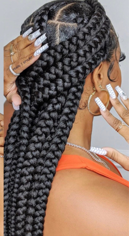 Jumbo Knotless Box Braids