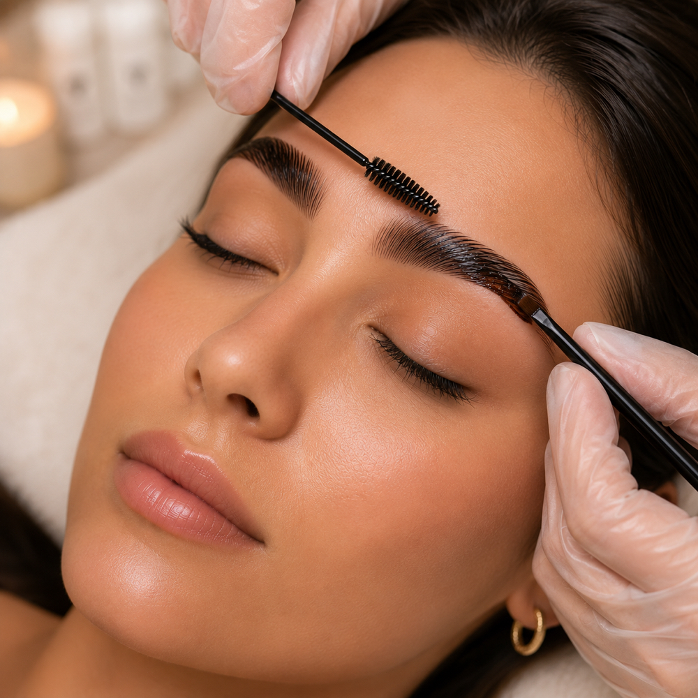 Brow Lamination + Shaping + Tint at Skinclaire Aesthetics in Montebello, CA