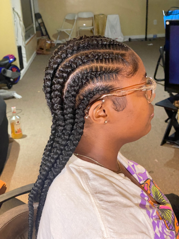 6-8 Extended stitch braids
