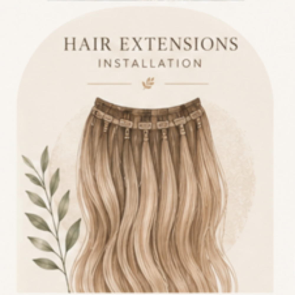 Hair Extension Installation at The Cottonwood Blonde Hair by Amanda Holcomb in Cottonwood, AZ