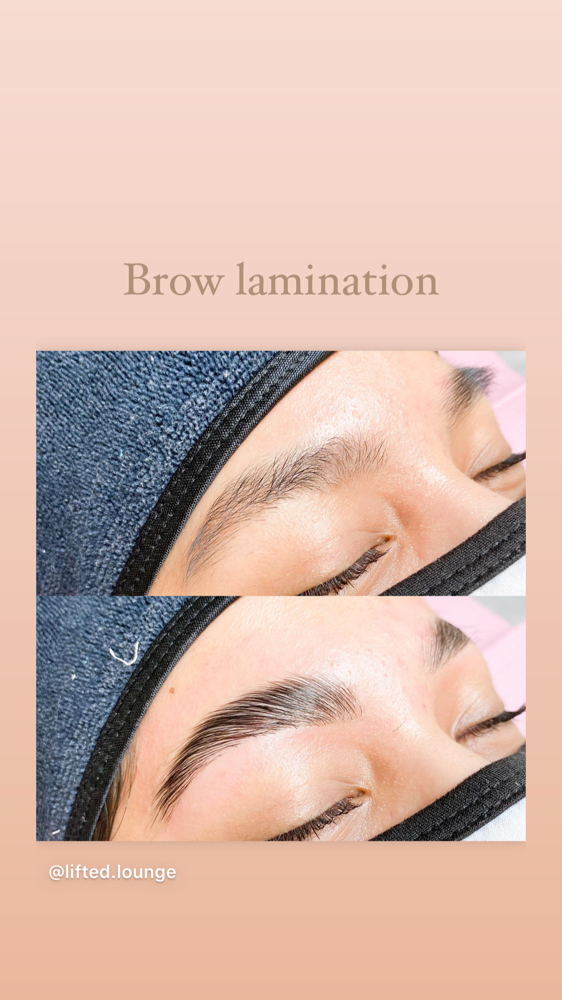 Brow Lamination (wax Not Included)