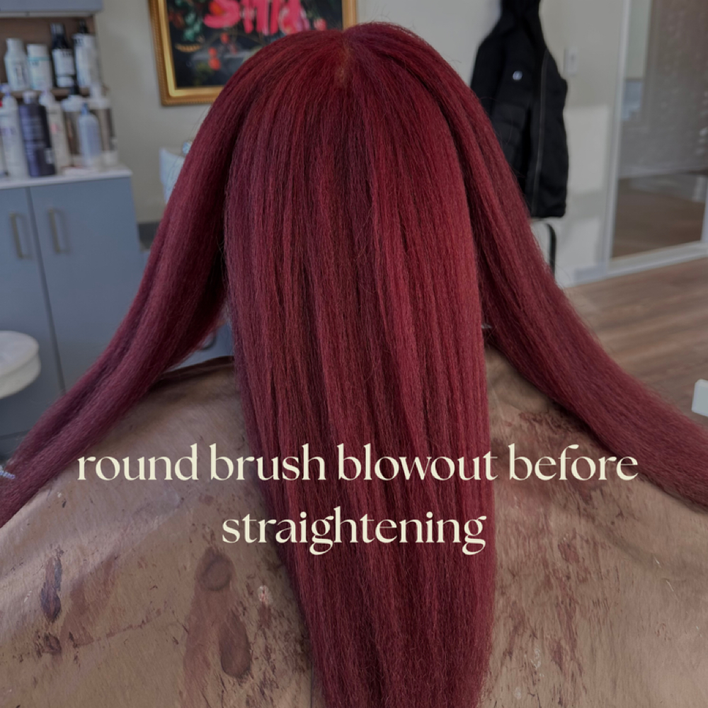 Textured Hair Blowout at 11:11 Empyreal Hair Studio in Lewisville, TX