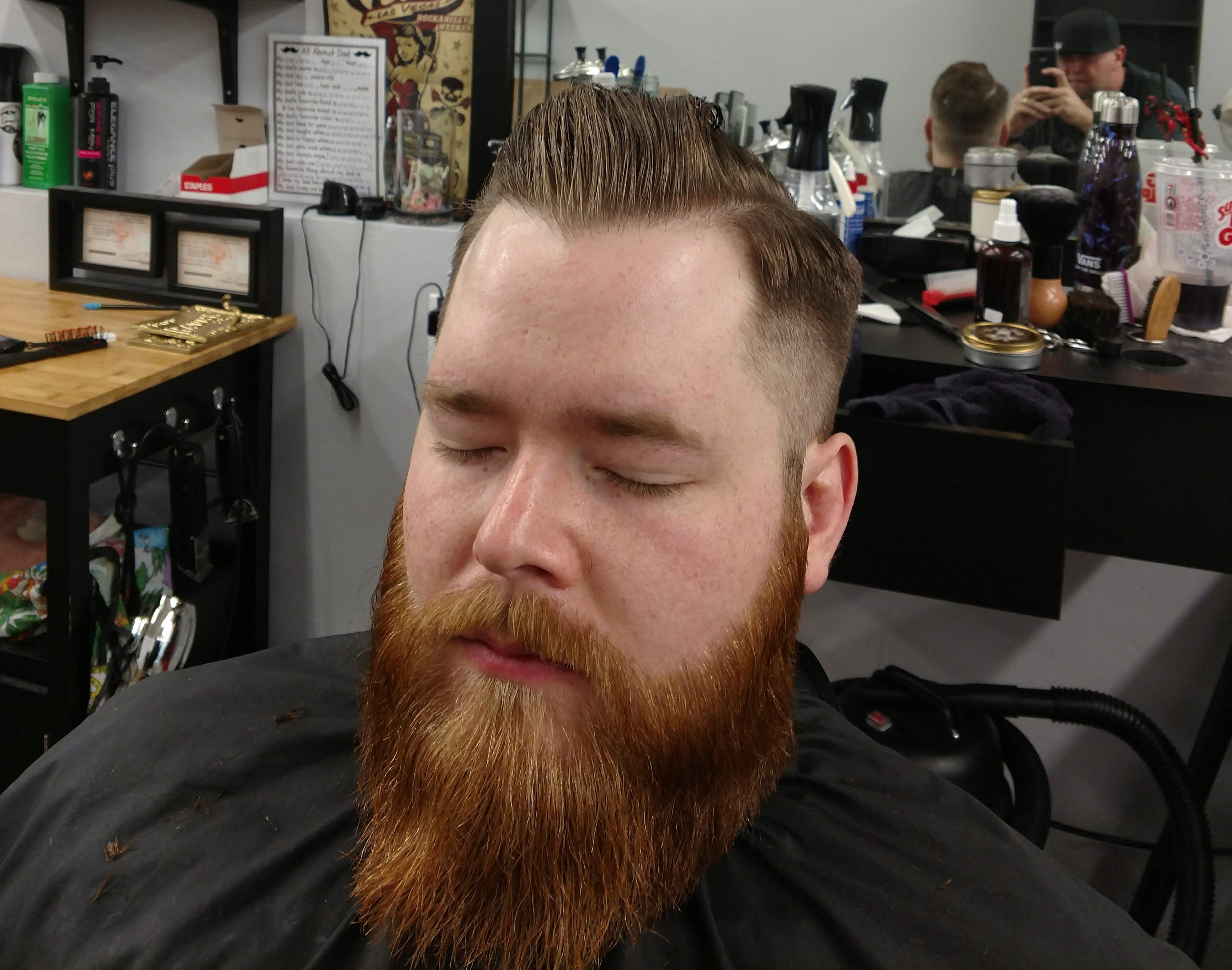 Whole "9" Yards at Roger's Traditional Barbershop in Stevens Point, WI