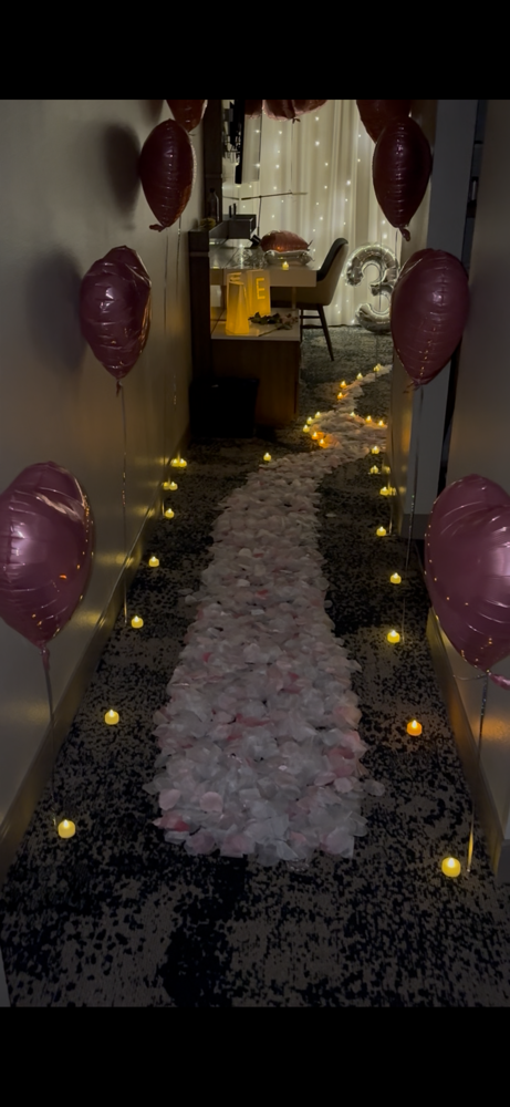 Luxury Hotel Decoration at Estie Bestie Beauty Bar in Virginia Beach, VA