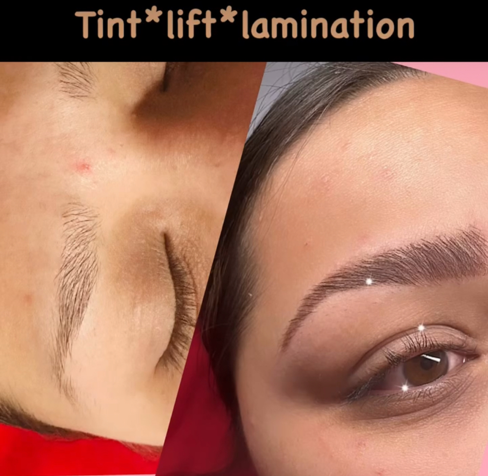 Brow Lamination(+tint) $15