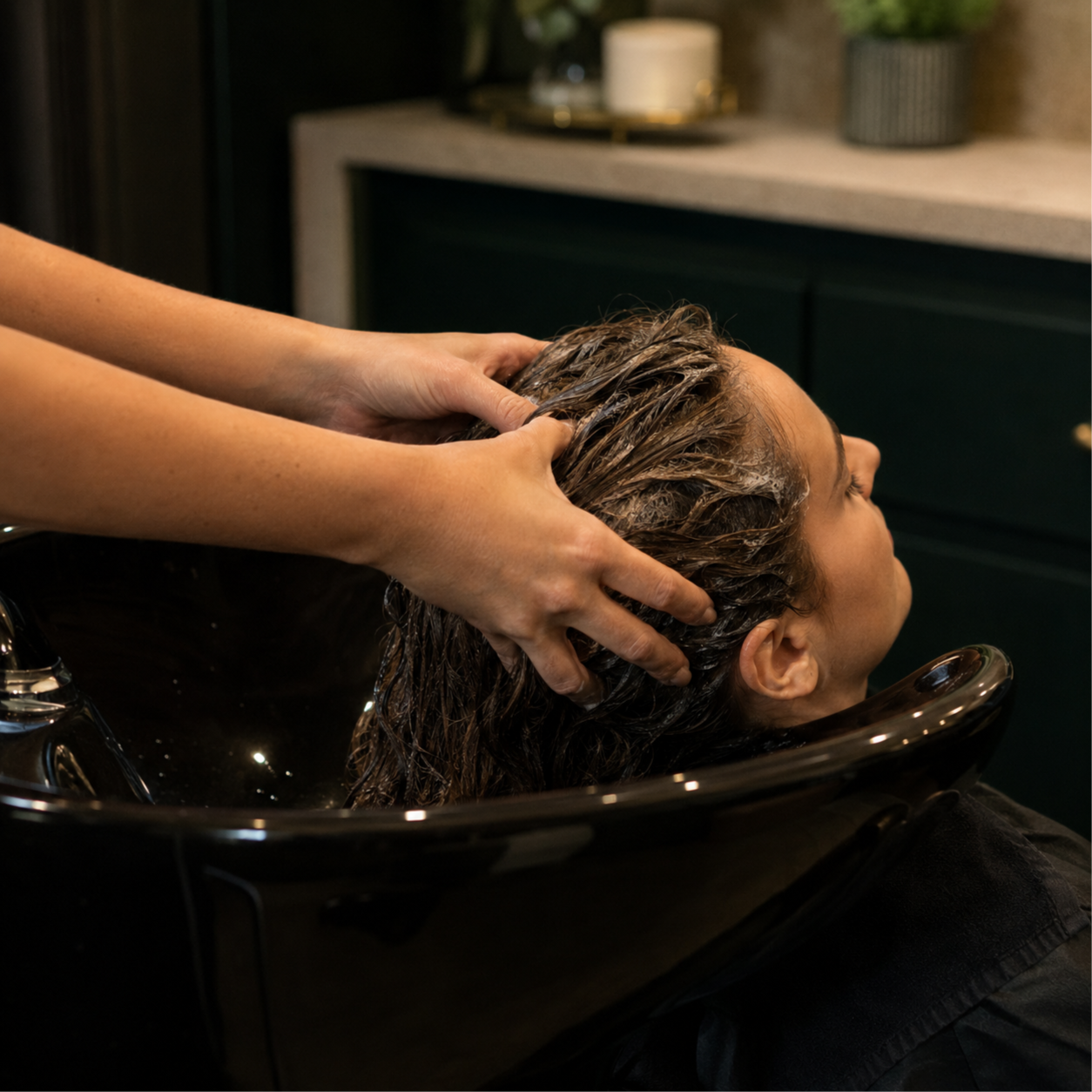 Scalp Massage Treatment at Sole Hair Studio in Metairie, LA