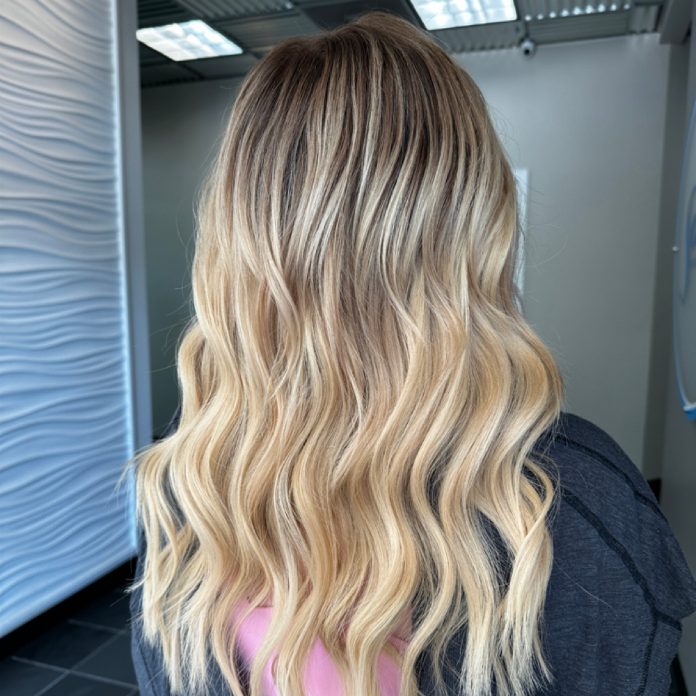 Balayage + Cut at Hair by Morgan Oakley in Apex, NC