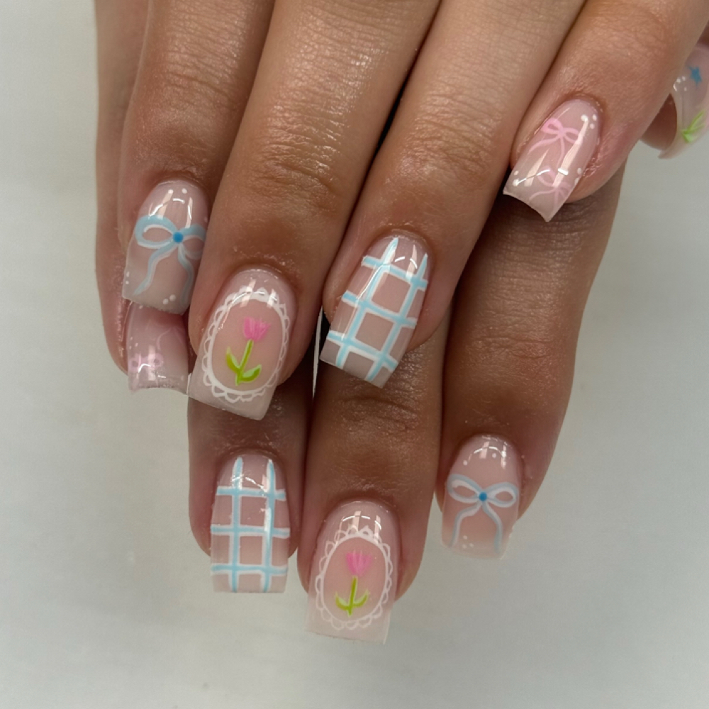 Full Acrylic with Tips at Dolled Up by Daltrey in Wichita, KS