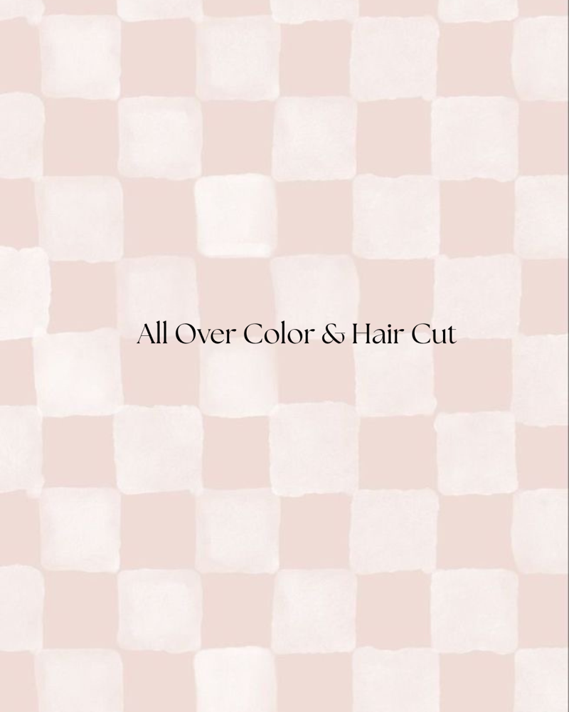All Over Color & Haircut