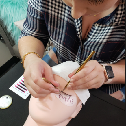 Eyelash extension apprenticeship at I AM SALON, St. George in St. George, UT