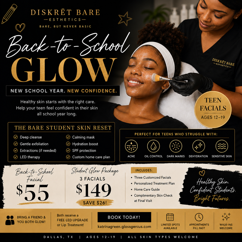 The Bare Student Reset at Diskrēt Bare Esthetics in Dallas, TX