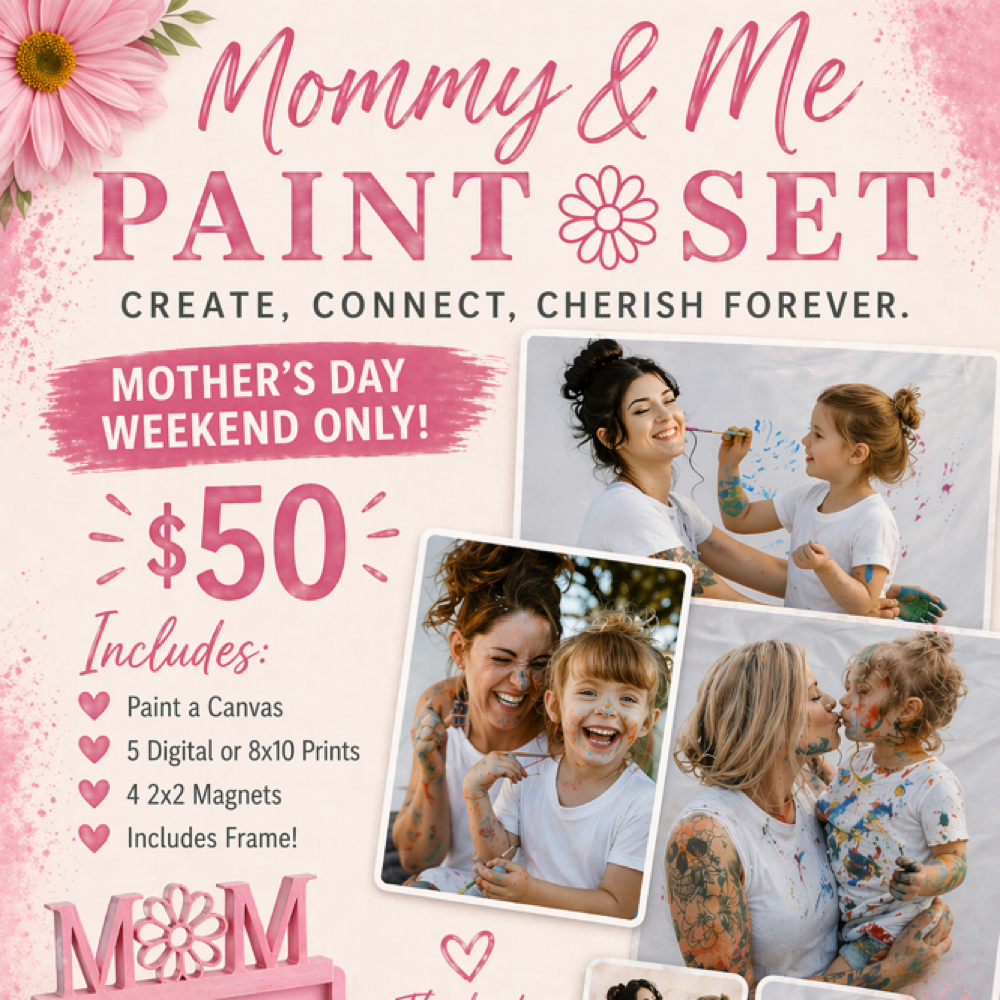 Mommy And Me Painting Session $50 at Magical Moments in Carson City, NV