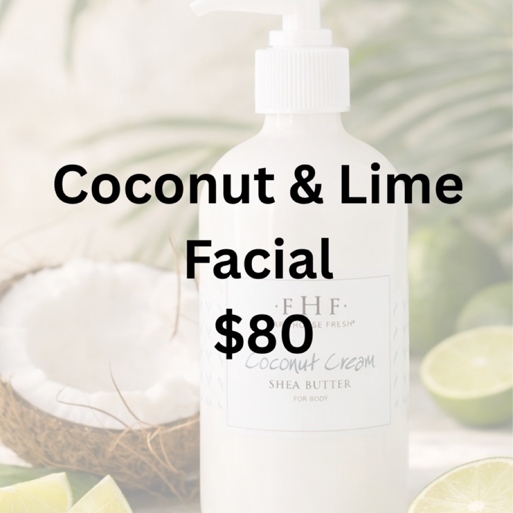 Coconut & Lime Facial at Moonflower Aesthetics & Nails in Manistee, MI
