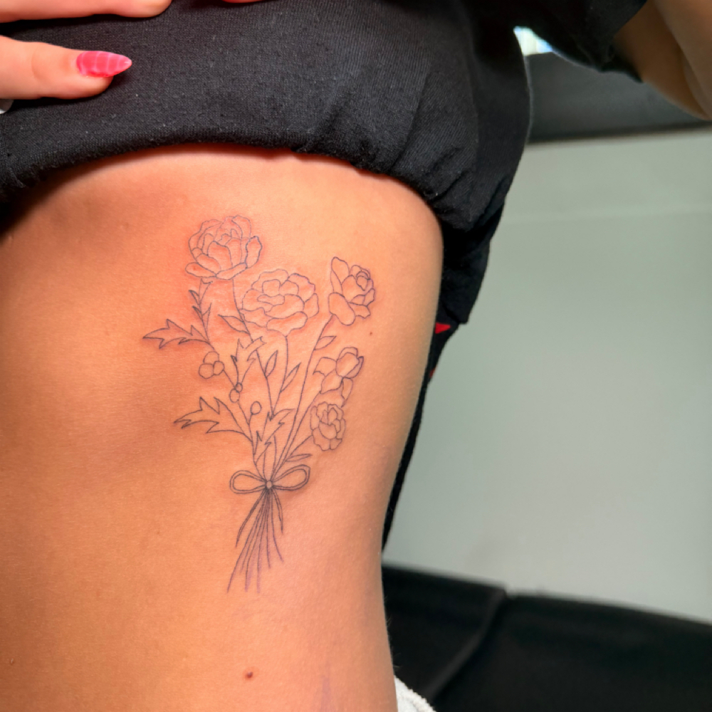 Medium Fine Line tattoo at Tattoo Tech in Moraine, OH