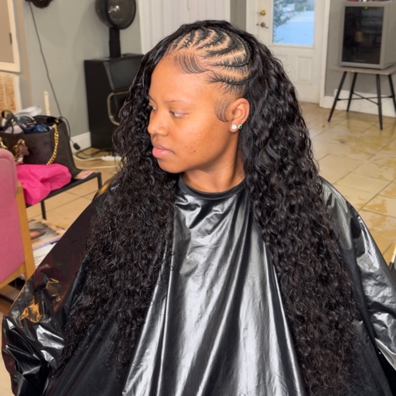 Cassie 6 Braid Quick Weave at Allures Beauty