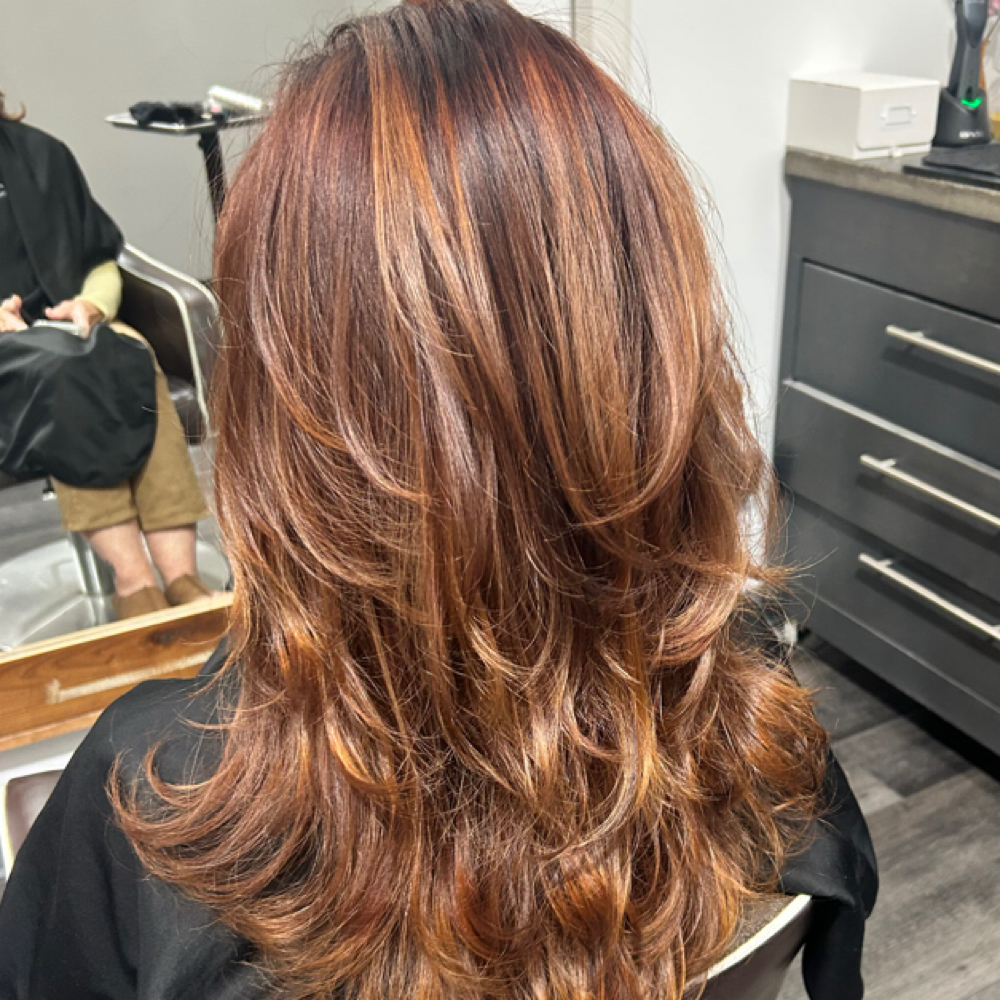 Blowout For Long Thick Hair at Colorize Hair Studio in Gluckstadt, MS