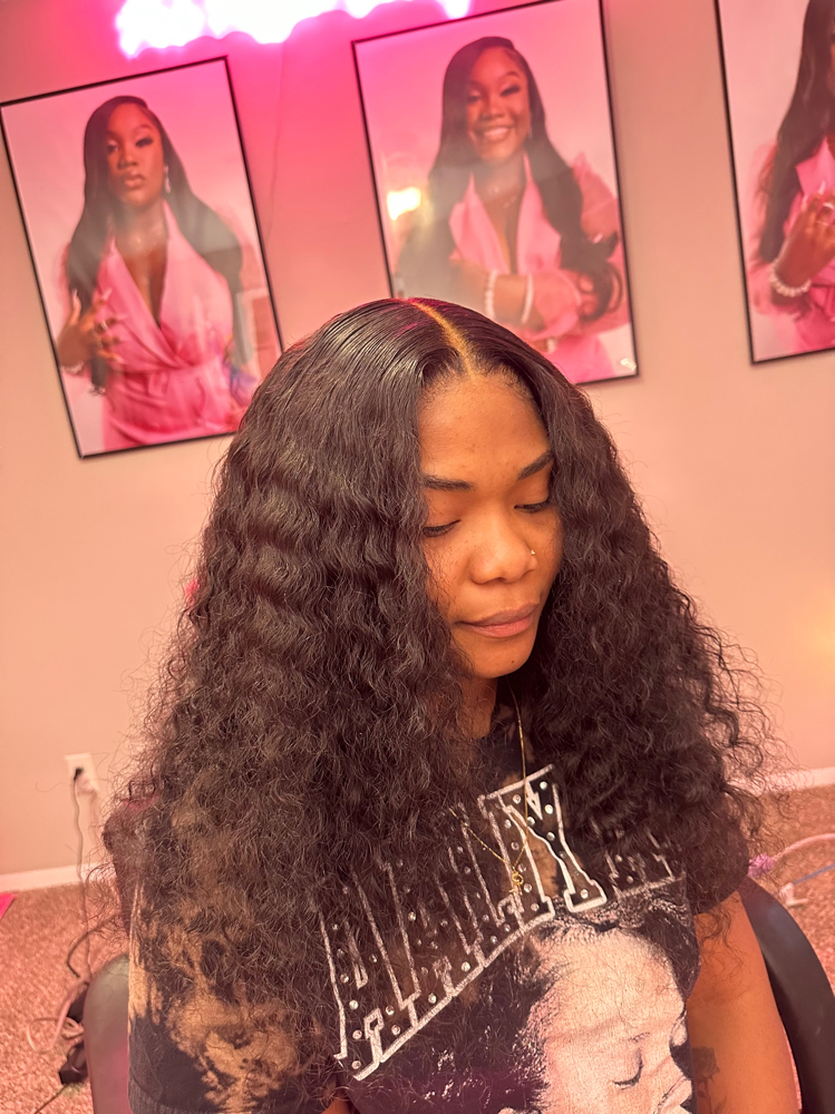 Wig Like Closure Sewin at Pink Passion Beauty Parlor in Atlanta, GA