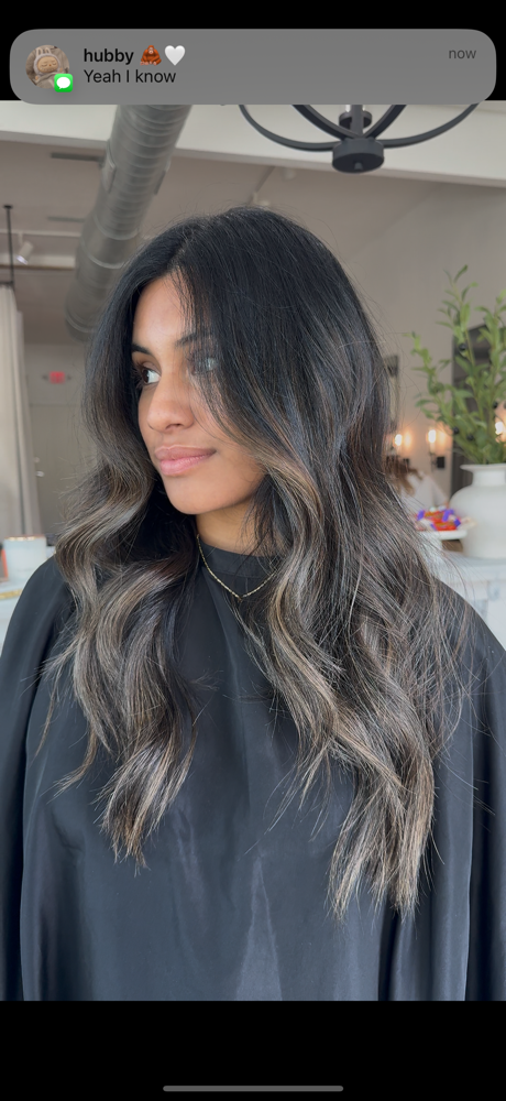 Face Frame Foil + Shadow Root