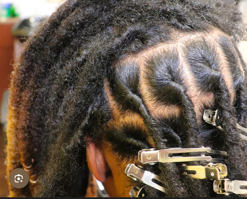 Retwist Locs at The house of beauty in Atlanta, GA