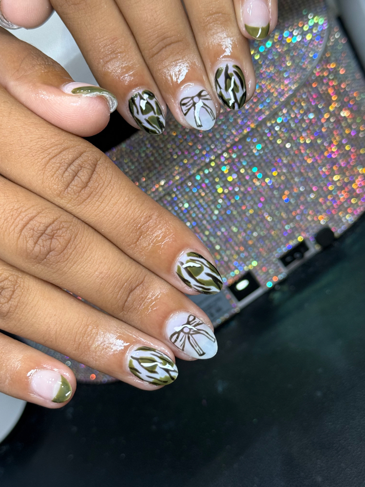 Acrylic Medium Full Design at Kaylee McNeal in Ripley, TN