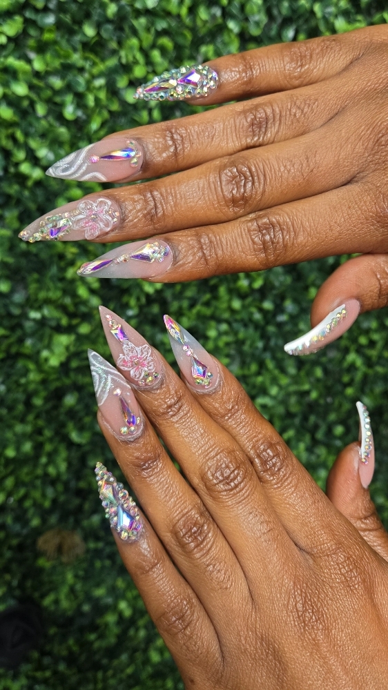 Any Length Or Style Acrylic Nails