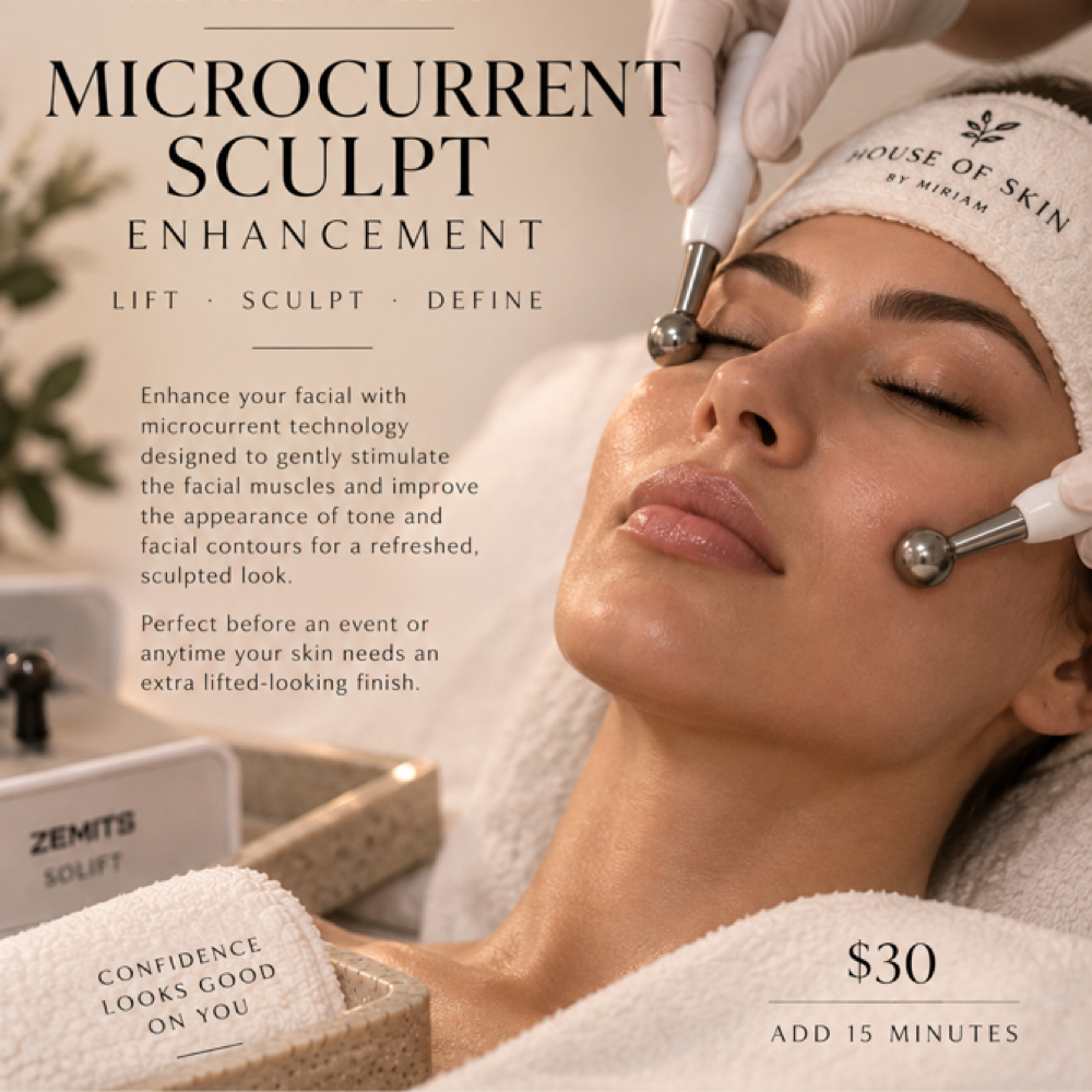 Microcurrent Sculpt Enhancement at HOUSE OF SKIN BY MIRIAM in Palm Desert, CA