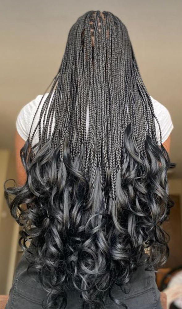 Medium French Curl Braid at Braidsby_hami in Seattle, WA