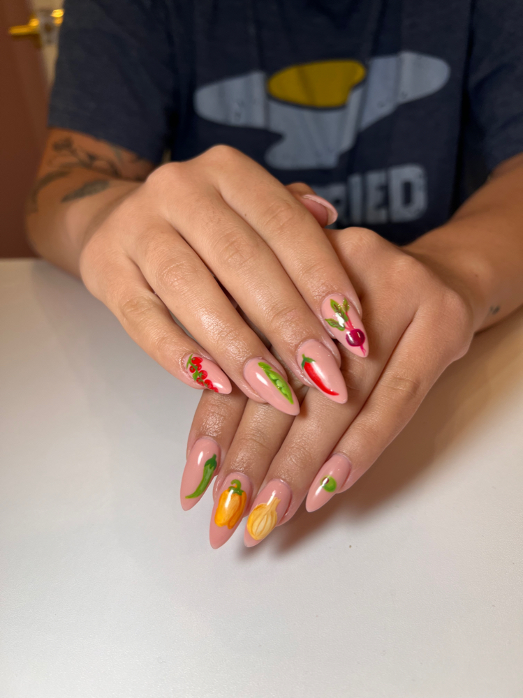 Gel X With Builder Gel Mani