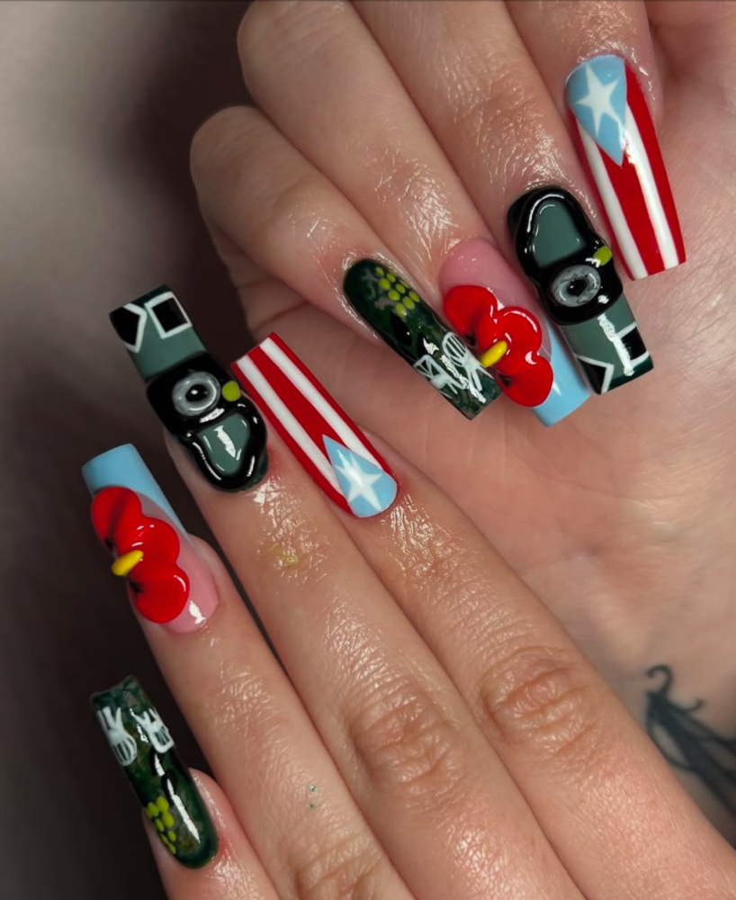 Desings at Angamarca Nails Studio in New Haven, CT