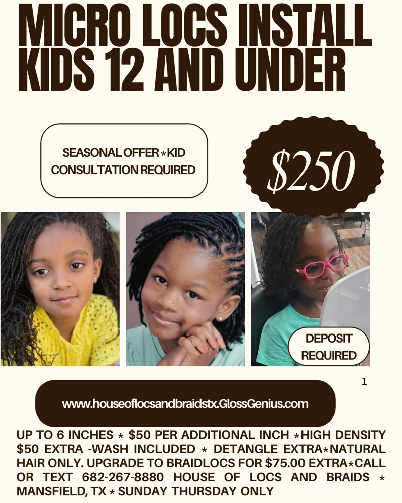 Kid Micro Loc Install Special